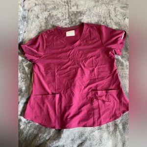 Sketchers Scrub Top - Wine 2XL (worn once)